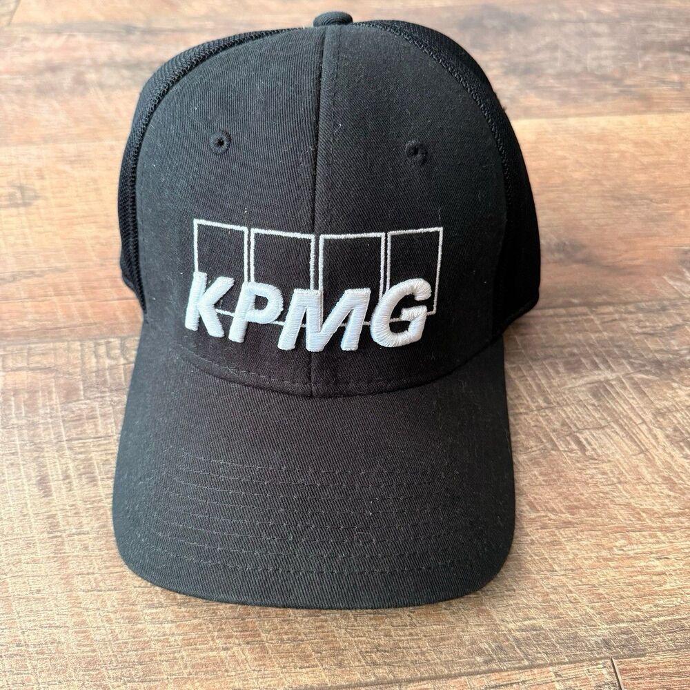 Callaway KPMG Tour Authentic Golf Hat Black Mesh Fitted M/L Phil Mickelson